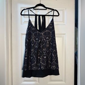 Maurices Midnight Black Lace Top